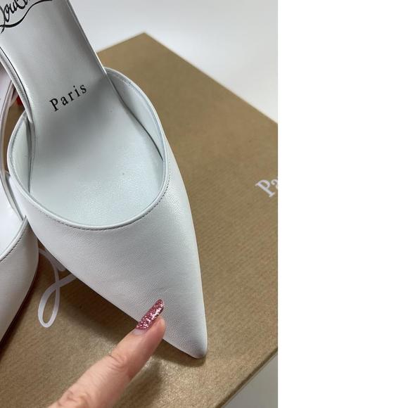 Pumpaclou 70mm Grommet Studded Ankle Strap Heels Pumps E319 - Picture 8 of 12